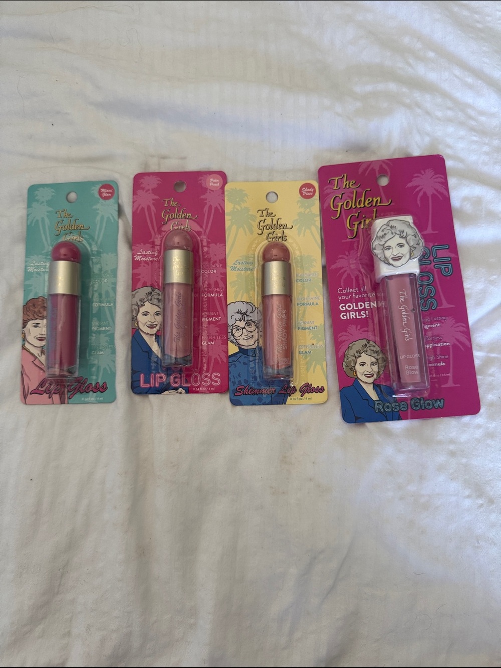 Golden girls lip gloss, full set!!!